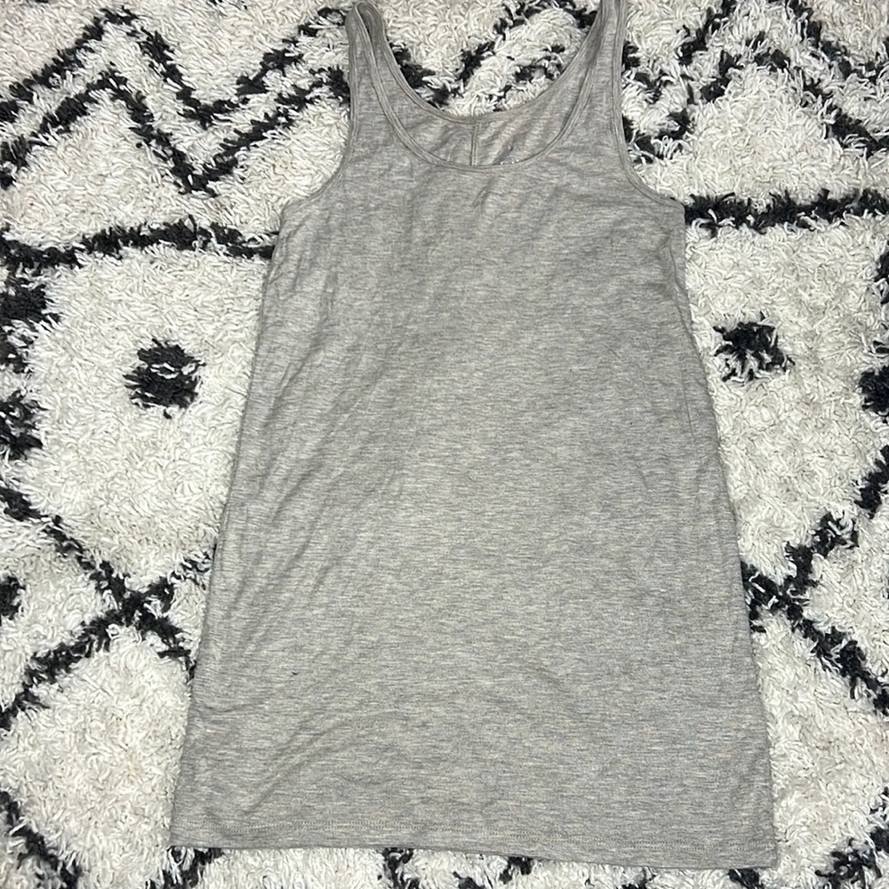 Massimo Beige Long Tank top